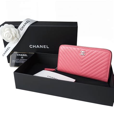 chanel pink wallet sale|Chanel wallet online store.